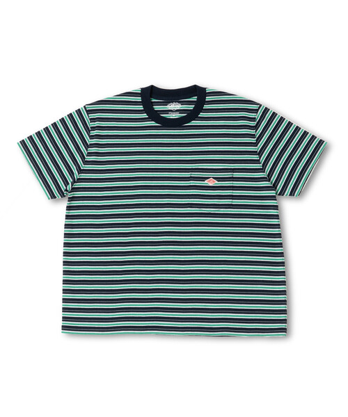 DANTON(ダントン)の「Women’s Short Sleeve Pocket T-Shirt Stripe(Tシャツ/カットソー・レディース・ブラック系その他/ブラウン系その他2/ブルー系その他5/ホワイト系その他・XS/M/S)」の10枚目の写真