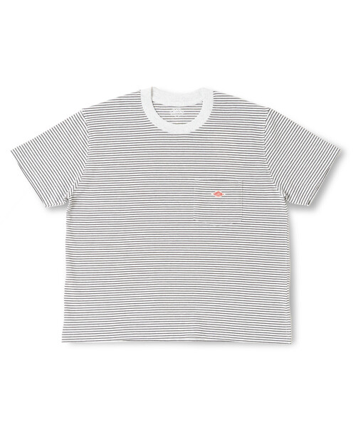 DANTON(ダントン)の「Women’s Short Sleeve Pocket T-Shirt Stripe(Tシャツ/カットソー・レディース・ブラック系その他/ブラウン系その他2/ブルー系その他5/ホワイト系その他・XS/M/S)」の12枚目の写真