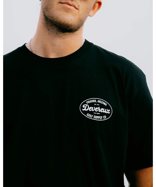 DEVEREUX GOLF(デヴァローゴルフ)の「Golf Supply Co. Tee(Tシャツ/カットソー・メンズ・ブラック・X-LARGE/LARGE/MEDIUM/SMALL)」の2枚目の写真