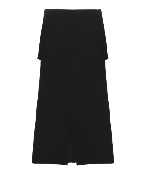 NICK&NICOLE（ニックアンドニコール）の「WRAP TIE LONG SKIRT_BLACK（スカート・レディース・その他・FREE）」の5枚目の写真