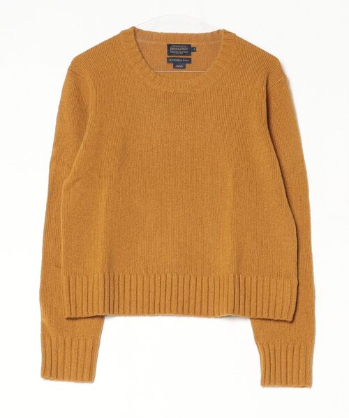 PENDLETON（ペンドルトン）の「【T20】【PENDLETON/ペンドルトン】RILAXED CREW PULLOVER（ニット/セーター・レディース・ブルー/マスタード/グレー/チャコールグレー・MEDIUM/SMALL）」の9枚目の写真