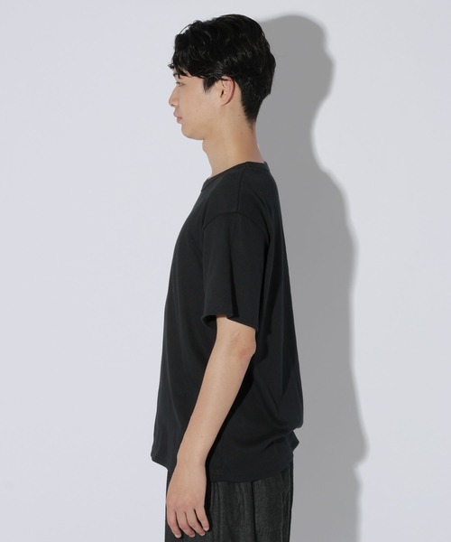 LAKOLE(ラコレ)の「コンパクトテレコT / 1047436(Tシャツ/カットソー・メンズ・ホワイト/ブラック/ネイビー・LARGE/MEDIUM)」の18枚目の写真