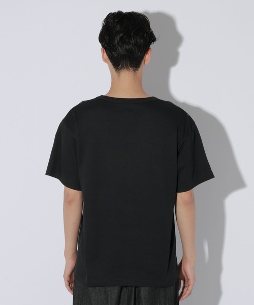 LAKOLE(ラコレ)の「コンパクトテレコT / 1047436(Tシャツ/カットソー・メンズ・ホワイト/ブラック/ネイビー・LARGE/MEDIUM)」の19枚目の写真