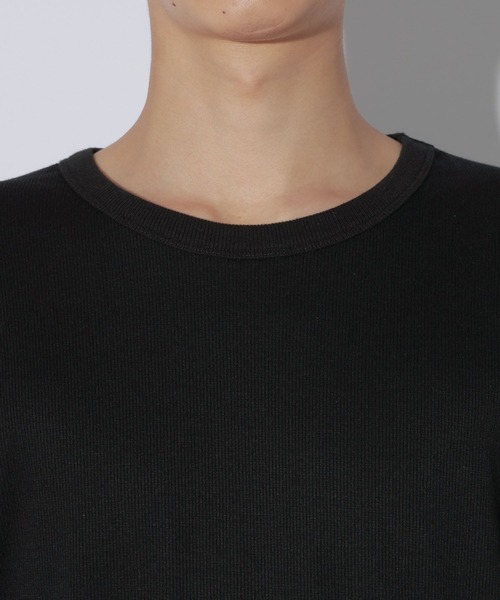 LAKOLE(ラコレ)の「コンパクトテレコT / 1047436(Tシャツ/カットソー・メンズ・ホワイト/ブラック/ネイビー・LARGE/MEDIUM)」の20枚目の写真