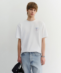 CUPID ARCH BACK LOGO T-SHIRT_UNISEX_UDTS6B128_OFF WHITE