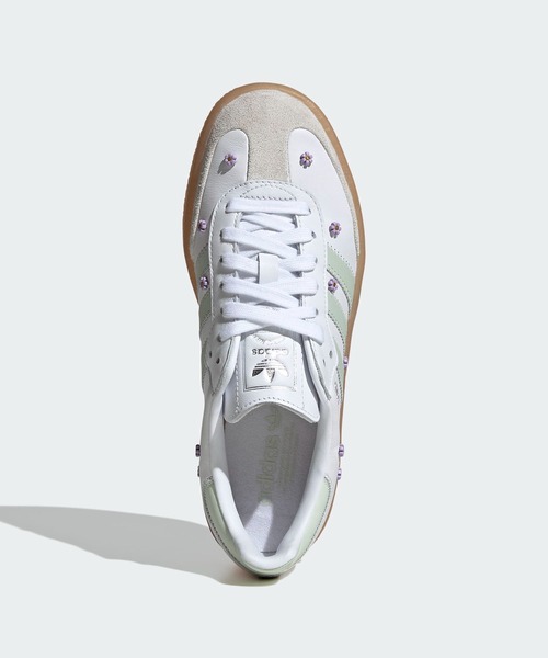 adidas（アディダス）の「SAMBAE W サンバ スニーカー / アディダスオリジナルス adidas Originals（スニーカー・レディース・ホワイト・22.0cm/22.5cm/23.0cm/23.5cm/24.0cm/24.5cm/25.0cm/25.5cm/26.0cm/26.5cm/27.0cm/27.5cm/28.0cm）」の2枚目の写真