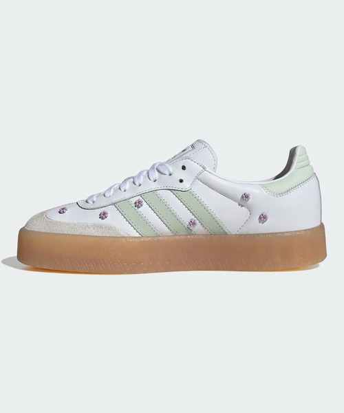 adidas（アディダス）の「SAMBAE W サンバ スニーカー / アディダスオリジナルス adidas Originals（スニーカー・レディース・ホワイト・22.0cm/22.5cm/23.0cm/23.5cm/24.0cm/24.5cm/25.0cm/25.5cm/26.0cm/26.5cm/27.0cm/27.5cm/28.0cm）」の4枚目の写真