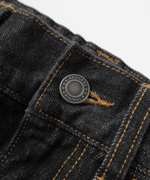 SEQUENZ（シークエンズ）の「【72】【SEQUENZ/シークエンズ】3Dバレルレッグ ワイドデニム カーブパンツ/カーブデニム/バレルデニム/3Dカーブ/ヴィンテージライク/ユニセックス【セットアップ対応】（デニムパンツ・メンズ・ブラック/ブラック系/ブルー/ブラック系1・L/S/M）」の21枚目の写真