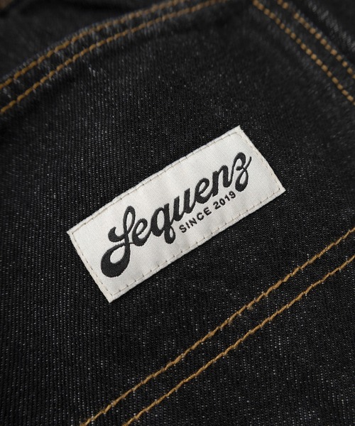 SEQUENZ（シークエンズ）の「【72】【SEQUENZ/シークエンズ】3Dバレルレッグ ワイドデニム カーブパンツ/カーブデニム/バレルデニム/3Dカーブ/ヴィンテージライク/ユニセックス【セットアップ対応】（デニムパンツ・メンズ・ブラック/ブラック系/ブルー/ブラック系1・L/S/M）」の7枚目の写真