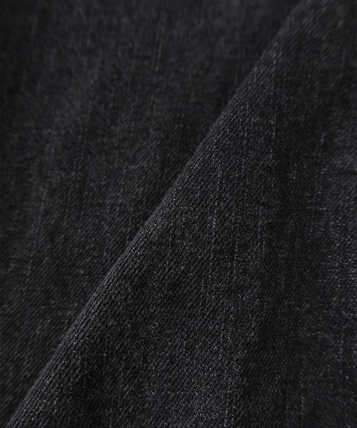 SEQUENZ（シークエンズ）の「【72】【SEQUENZ/シークエンズ】3Dバレルレッグ ワイドデニム カーブパンツ/カーブデニム/バレルデニム/3Dカーブ/ヴィンテージライク/ユニセックス【セットアップ対応】（デニムパンツ・メンズ・ブラック/ブラック系/ブルー/ブラック系1・L/S/M）」の14枚目の写真