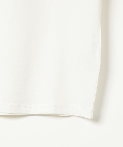 ALAND(エーランド)の「【UNISEX】ALAND/フロッキーロゴT(Tシャツ/カットソー・レディース・ピンク/チャコール/オフホワイト・LARGE/SMALL)」の7枚目の写真