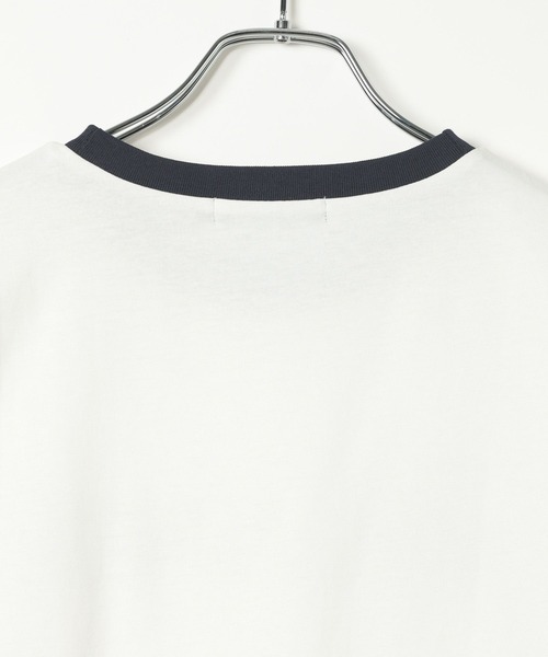 ALAND(エーランド)の「【UNISEX】ALAND/フロッキーロゴT(Tシャツ/カットソー・レディース・ピンク/チャコール/オフホワイト・LARGE/SMALL)」の9枚目の写真