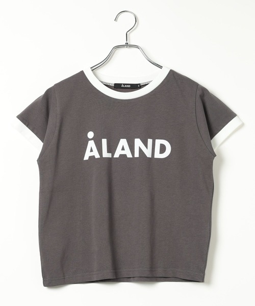 ALAND(エーランド)の「【UNISEX】ALAND/フロッキーロゴT(Tシャツ/カットソー・レディース・ピンク/チャコール/オフホワイト・LARGE/SMALL)」の11枚目の写真