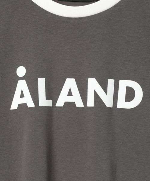 ALAND(エーランド)の「【UNISEX】ALAND/フロッキーロゴT(Tシャツ/カットソー・レディース・ピンク/チャコール/オフホワイト・LARGE/SMALL)」の12枚目の写真