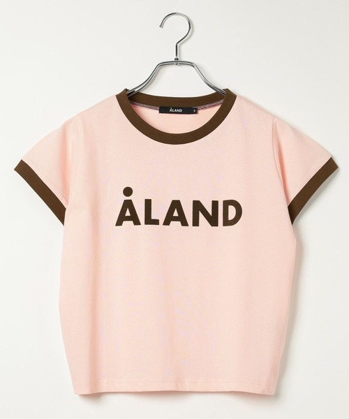 ALAND(エーランド)の「【UNISEX】ALAND/フロッキーロゴT(Tシャツ/カットソー・レディース・ピンク/チャコール/オフホワイト・LARGE/SMALL)」の13枚目の写真