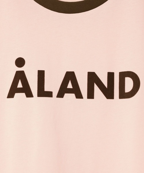 ALAND(エーランド)の「【UNISEX】ALAND/フロッキーロゴT(Tシャツ/カットソー・レディース・ピンク/チャコール/オフホワイト・LARGE/SMALL)」の14枚目の写真