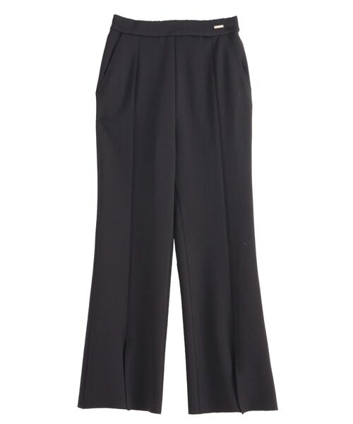 TONAL（トーナル）の「360°ストレッチスリムフレアパンツ（スラックス・レディース・ライトグレー/ブラック/ネイビー・MEDIUM/LARGE/SMALL）」の7枚目の写真