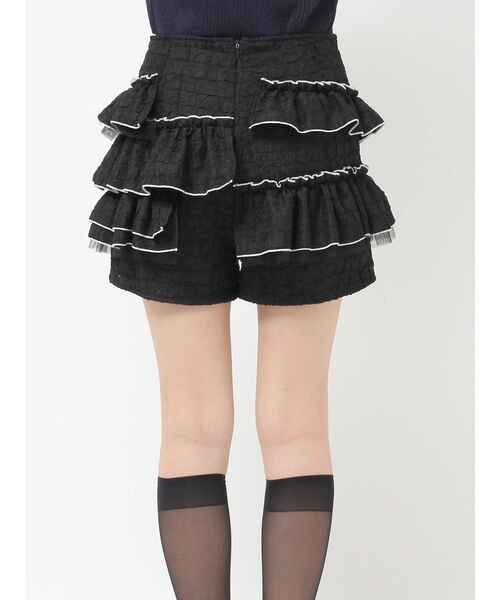 CALNAMUR（カルナムール）の「ティアードパンツ（その他パンツ・レディース・ブラック/ホワイト・SMALL/MEDIUM）」の7枚目の写真