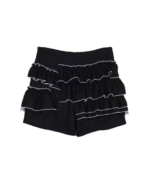 CALNAMUR（カルナムール）の「ティアードパンツ（その他パンツ・レディース・ブラック/ホワイト・SMALL/MEDIUM）」の14枚目の写真