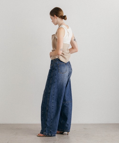 CREDONA(クレドナ)の「HOLTER NECK TOPS/ホルター ネック トップス(Tシャツ/カットソー・レディース・ブラック/ホワイト/ベージュ・FREE)」の20枚目の写真
