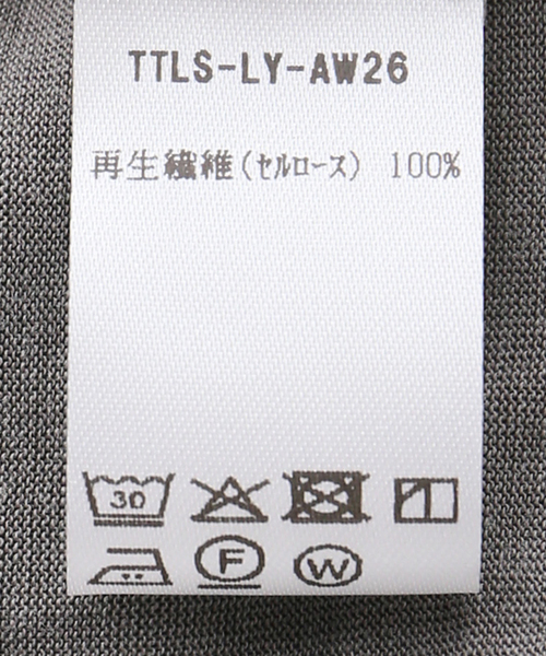 BASERANGE(ベースレンジ)の「Baserange ベースレンジ LONG SLEEVE TEE TTLSLY-AW26(Tシャツ/カットソー・レディース・パープル/チャコールグレー・FREE)」の17枚目の写真