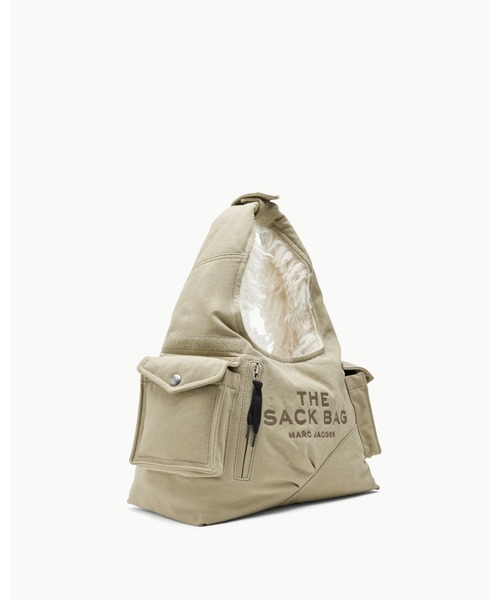 MARC JACOBS（マークジェイコブス）の「CARGO POCKET FUR CANVAS SACK BAG/カーゴ ポケット ファー キャンバス サック バッグ（ショルダーバッグ・レディース・ライトカーキ・ONE SIZE）」の5枚目の写真