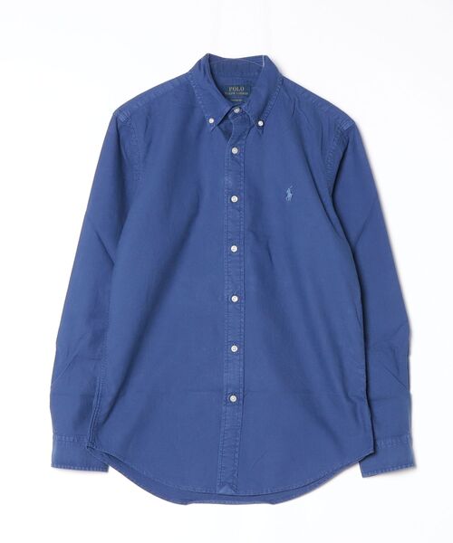 POLO RALPH LAUREN（ポロ ラルフ ローレン）の「クラシック フィット ガーメントダイド オックスフォード シャツ（シャツ/ブラウス・メンズ・ブルー・M/S/XS/L）」の4枚目の写真