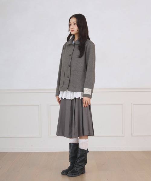 FCMM(エフシーエムエム)の「TAG JACKET COAT / タグジャケットコート(その他アウター・レディース・ネイビー/ベージュ/ブラウン/グレー・MEDIUM/SMALL)」の10枚目の写真