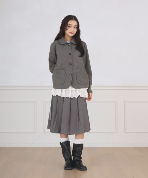 FCMM(エフシーエムエム)の「TAG JACKET COAT / タグジャケットコート(その他アウター・レディース・ネイビー/ベージュ/ブラウン/グレー・MEDIUM/SMALL)」の11枚目の写真