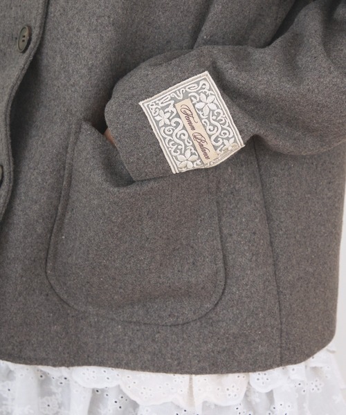 FCMM(エフシーエムエム)の「TAG JACKET COAT / タグジャケットコート(その他アウター・レディース・ネイビー/ベージュ/ブラウン/グレー・MEDIUM/SMALL)」の8枚目の写真