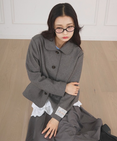 FCMM(エフシーエムエム)の「TAG JACKET COAT / タグジャケットコート(その他アウター・レディース・ネイビー/ベージュ/ブラウン/グレー・MEDIUM/SMALL)」の15枚目の写真