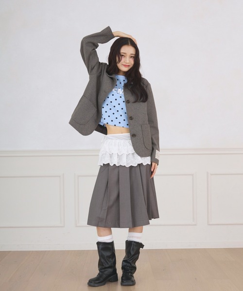 FCMM(エフシーエムエム)の「TAG JACKET COAT / タグジャケットコート(その他アウター・レディース・ネイビー/ベージュ/ブラウン/グレー・MEDIUM/SMALL)」の19枚目の写真