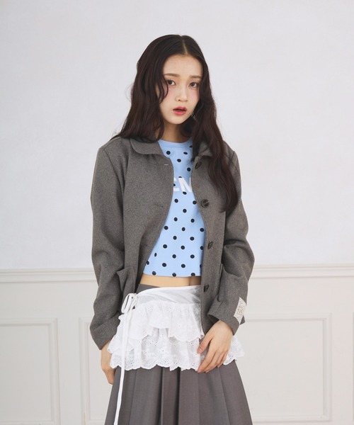 FCMM(エフシーエムエム)の「TAG JACKET COAT / タグジャケットコート(その他アウター・レディース・ネイビー/ベージュ/ブラウン/グレー・MEDIUM/SMALL)」の17枚目の写真