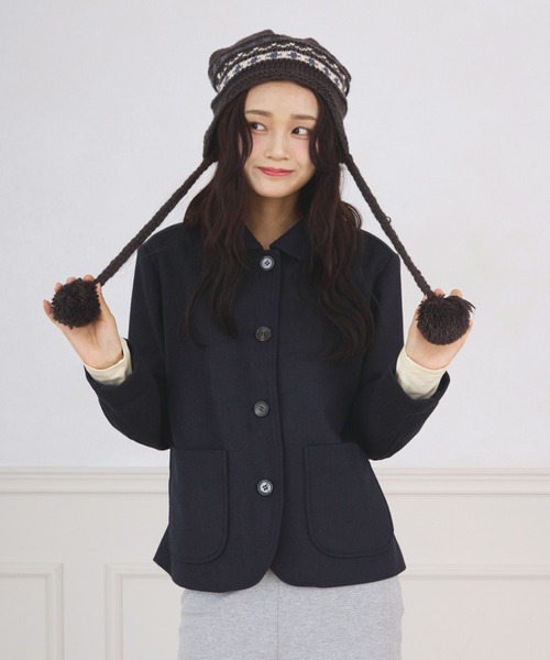 FCMM(エフシーエムエム)の「TAG JACKET COAT / タグジャケットコート(その他アウター・レディース・ネイビー/ベージュ/ブラウン/グレー・MEDIUM/SMALL)」の20枚目の写真