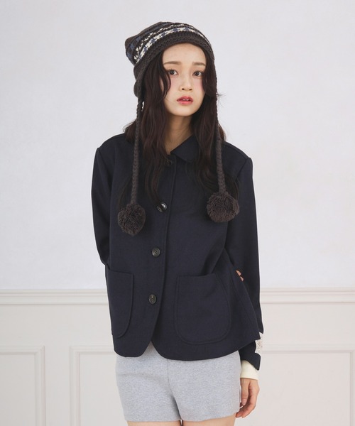 FCMM(エフシーエムエム)の「TAG JACKET COAT / タグジャケットコート(その他アウター・レディース・ネイビー/ベージュ/ブラウン/グレー・MEDIUM/SMALL)」の22枚目の写真