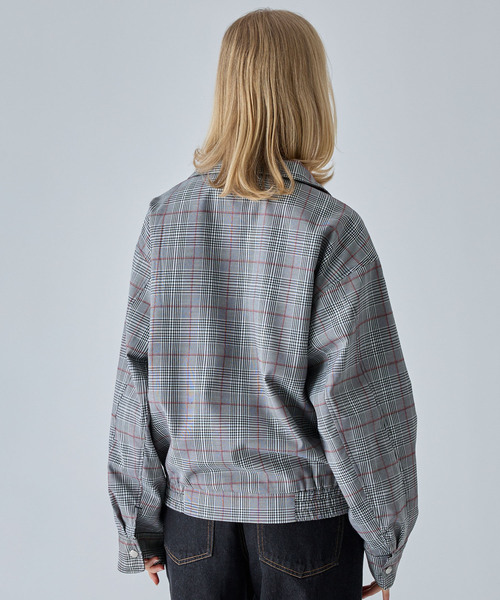 VELNUS（ベルナス）の「【VELNUS】Multiple Gimmick Short Check Blouson /マルチプルギミックショートチェックブルゾン（ブルゾン・メンズ・グレー/ベージュ・S/M/L）」の19枚目の写真