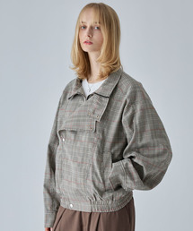 VELNUS（ベルナス）の「【VELNUS】Multiple Gimmick Short Check Blouson /マルチプルギミックショートチェックブルゾン（ブルゾン）」