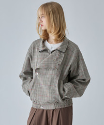 VELNUS（ベルナス）の「【VELNUS】Multiple Gimmick Short Check Blouson /マルチプルギミックショートチェックブルゾン（ブルゾン）」