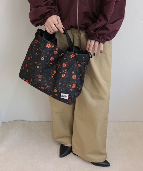 fredy emue（フレディエミュ）の「【Drifter/ドリフター】CARRY ALL BAG（トートバッグ・レディース・ブラウン/ブラック/グレー系その他/オレンジ系その他/ブラウン系その他・FREE）」の7枚目の写真