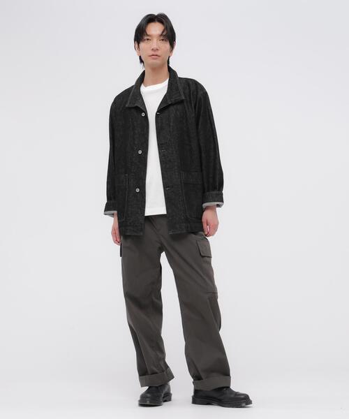 MHL.(エムエイチエル)の「CANTON BLACK DENIM(デニムジャケット・メンズ・ブラック・38/40)」の3枚目の写真