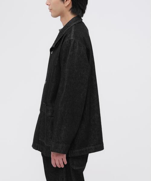MHL.(エムエイチエル)の「CANTON BLACK DENIM(デニムジャケット・メンズ・ブラック・38/40)」の5枚目の写真