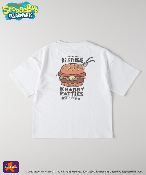 Right-on(ライトオン)の「【スポンジ・ボブ】プリントTシャツ(親子リンク)(ニット/セーター・キッズ・ブラック系/ホワイト系3/ホワイト系1/イエロー系・14/11/12/13)」の11枚目の写真