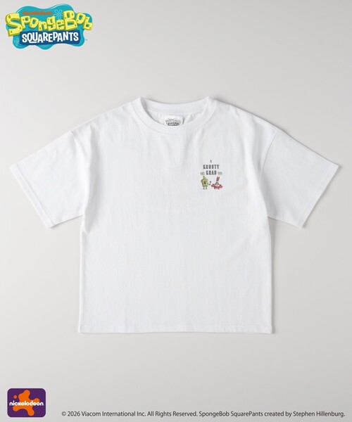 Right-on(ライトオン)の「【スポンジ・ボブ】プリントTシャツ(親子リンク)(ニット/セーター・キッズ・ブラック系/ホワイト系3/ホワイト系1/イエロー系・14/11/12/13)」の12枚目の写真