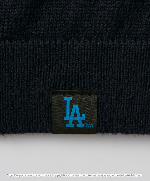 MLB(メジャーリーグベースボール)の「MLB Jacquard Logo Mohair Touch Knit / MLB別注 ジャガードロゴ刺繍 モヘアタッチニット<帯電防止/マシンウォッシャブル>(ニット/セーター・メンズ・ダークブラウン/アッシュグレー/アイボリー/ダークネイビー・S/M/L)」の12枚目の写真