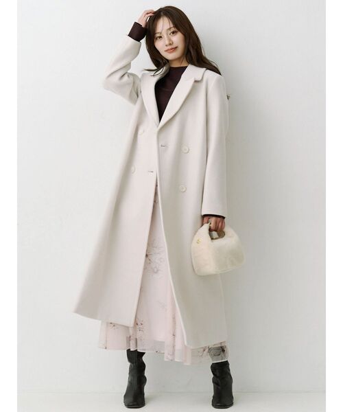 MERCURYDUO（マーキュリーデュオ）の「フラワードッキングワンピース（ワンピース・レディース・ブラウン/ブラック・SMALL/MEDIUM）」の7枚目の写真