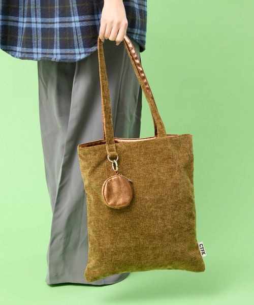 CONTROL FREAK / CTFK(コントロールフリーク)の「CONTROL FREAK / CTFK(コントロールフリーク/シーティーエフケー)HOLIDAYトート(トートバッグ・レディース・アイボリー/カーキ/レオパード・FREE)」の13枚目の写真