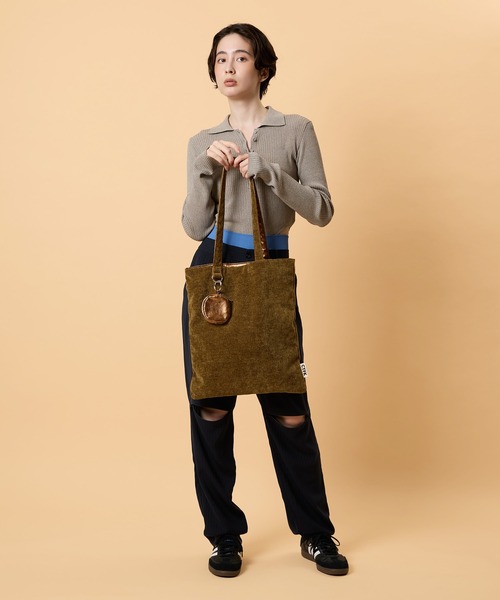 CONTROL FREAK / CTFK(コントロールフリーク)の「CONTROL FREAK / CTFK(コントロールフリーク/シーティーエフケー)HOLIDAYトート(トートバッグ・レディース・アイボリー/カーキ/レオパード・FREE)」の9枚目の写真