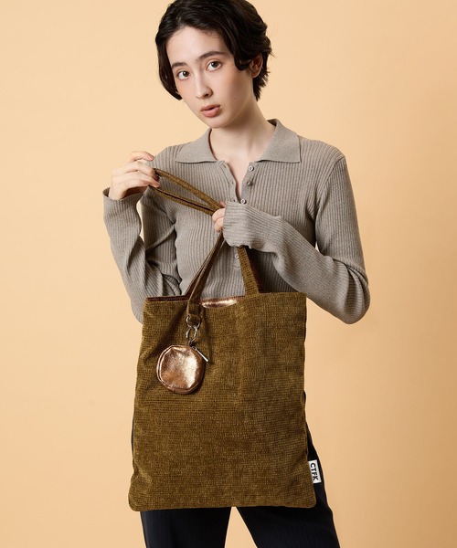 CONTROL FREAK / CTFK(コントロールフリーク)の「CONTROL FREAK / CTFK(コントロールフリーク/シーティーエフケー)HOLIDAYトート(トートバッグ・レディース・アイボリー/カーキ/レオパード・FREE)」の5枚目の写真