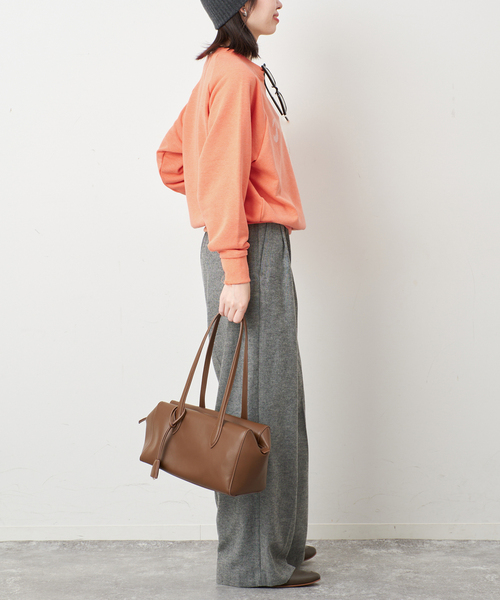 SLOBE IENA（スローブイエナ）の「MASON/メイソン SLOBE別注 ロゴスウェット（スウェット・レディース・サックスブルー/オレンジ/チャコールグレー・FREE）」の20枚目の写真