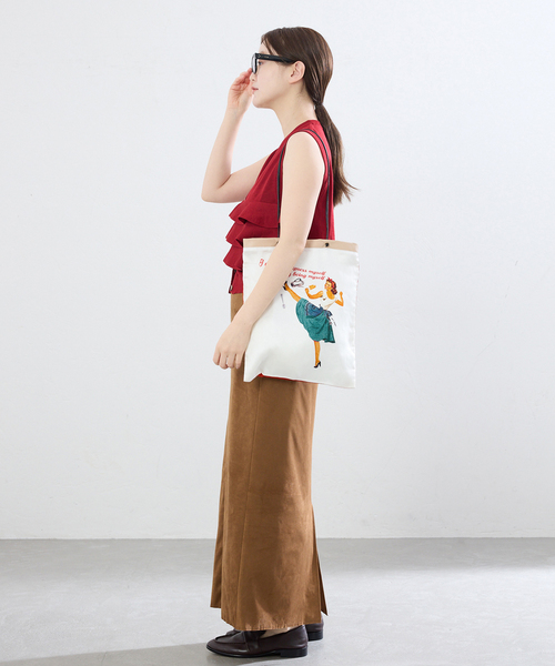 IENA(イエナ)の「THE CULTURE CODE/ザ カルチャーコード SILK BAG バッグ(ショルダーバッグ・レディース・ホワイト系その他/ホワイト×ホワイト・FREE)」の7枚目の写真
